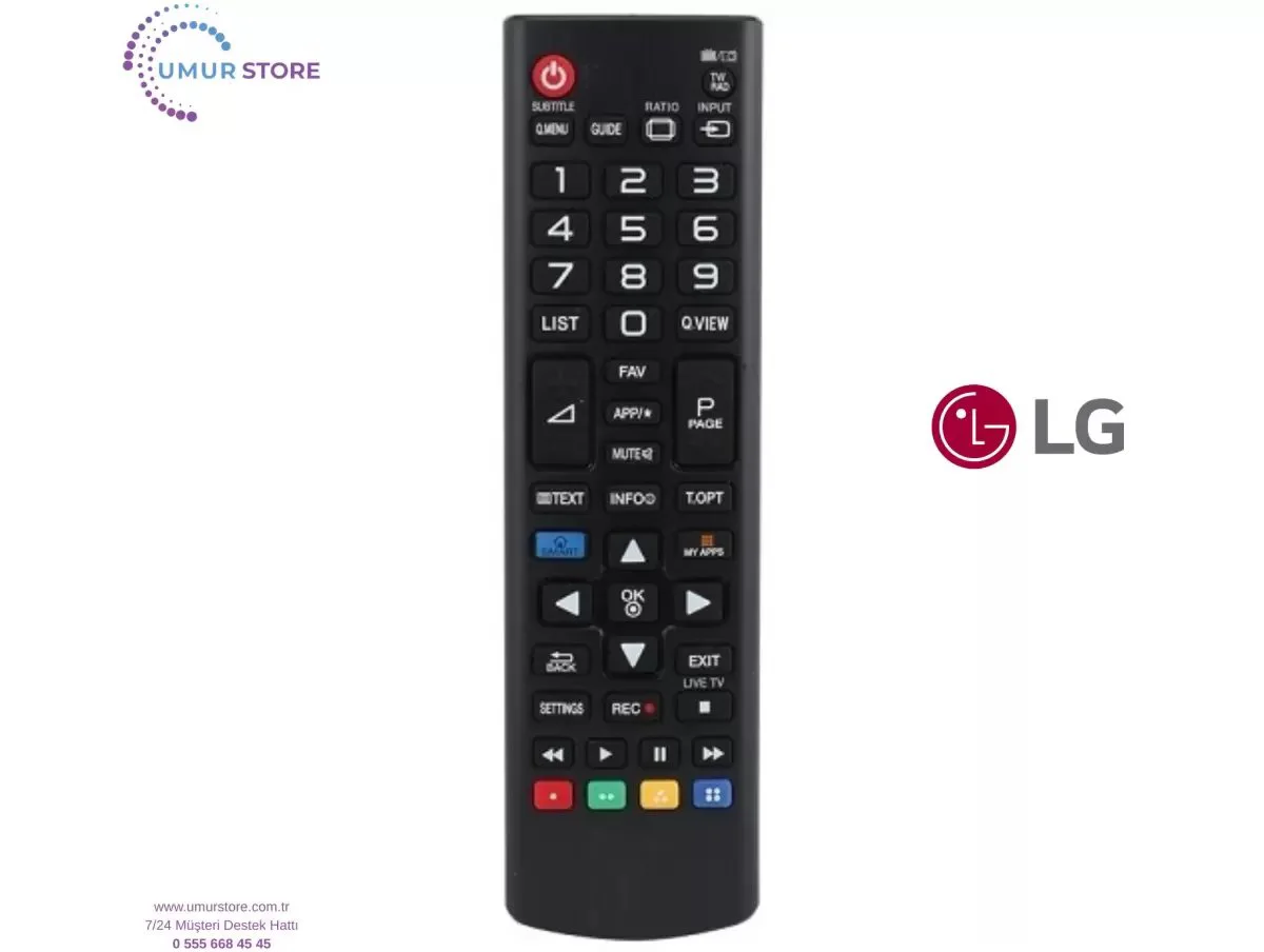 LG İle Uyumlu AKB73715634 Smart Led Televizyon Kumandası LG İle Uyumlu AKB73715634 Smart Led Televizyon Kumandası