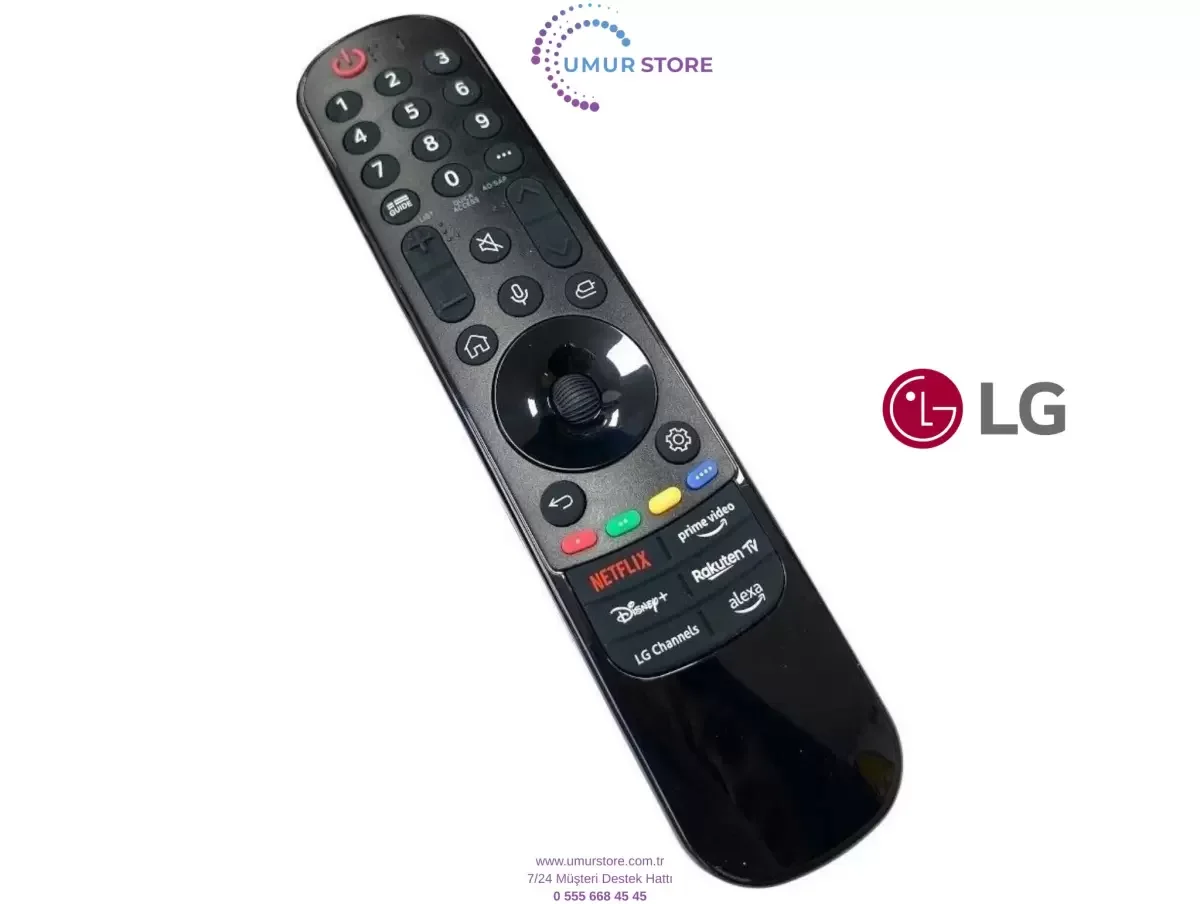 LG İle Uyumlu Model OLED65G45LW Webos Tv Kumandası-Mikrofon ve Ai LG İle Uyumlu Model OLED65G45LW Webos Tv Kumandası-Mikrofon ve Ai