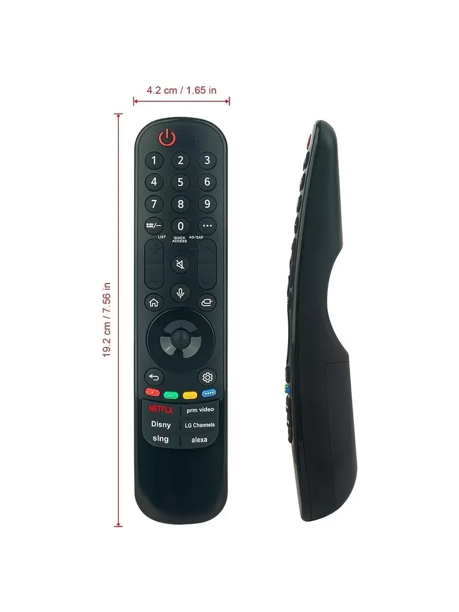 LG İle Uyumlu Model OLED83C14LA Mikrofonlu Smart Tv Kumanda