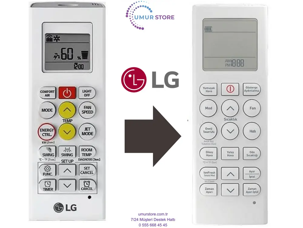 LG İnverter Klima Kumandası LG İnverter Klima Kumandası