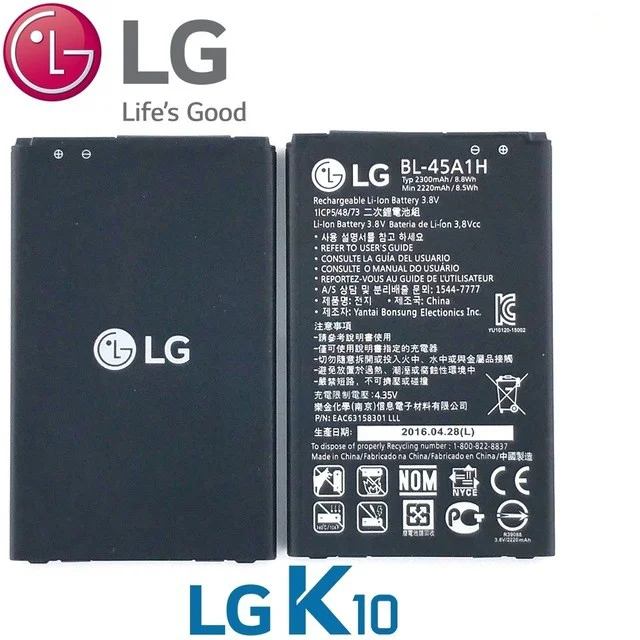 Lg K10 Batarya Pil BL-45A1H