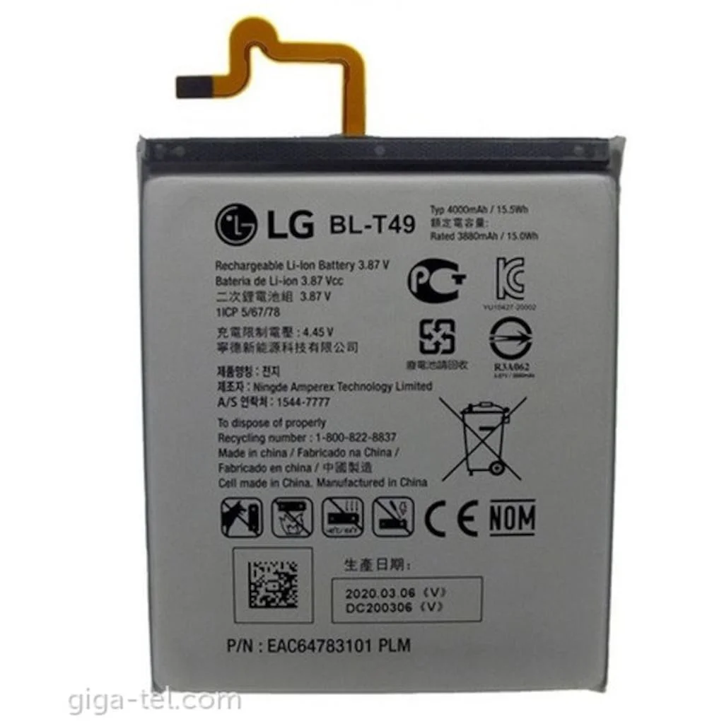 Lg K61 Pil Batarya Bl-T49 Lg K61 Pil Batarya Bl-T49