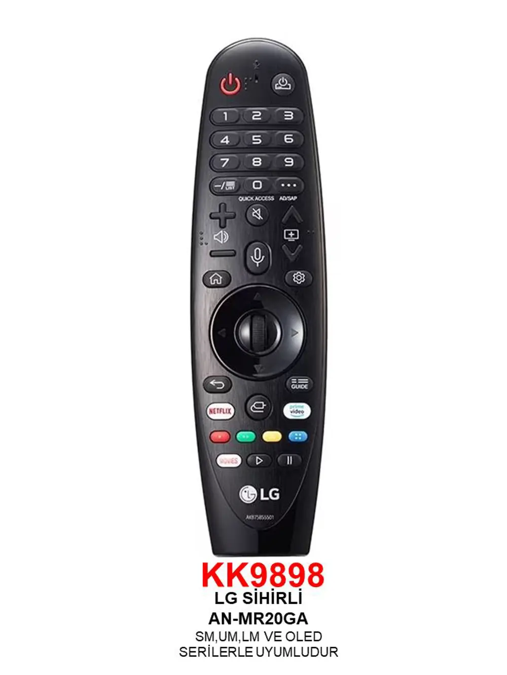 LG MAGIC AN-MR20GA NETFLIX-PRIME TUŞLU LCD KUMANDA LG MAGIC AN-MR20GA NETFLIX-PRIME TUŞLU LCD KUMANDA