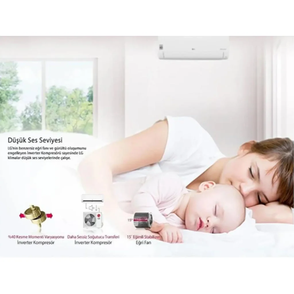 LG PC12SQ S3NM12JA2FA 12000 BTU Kliması - Yüksek Performanslı Soğutma