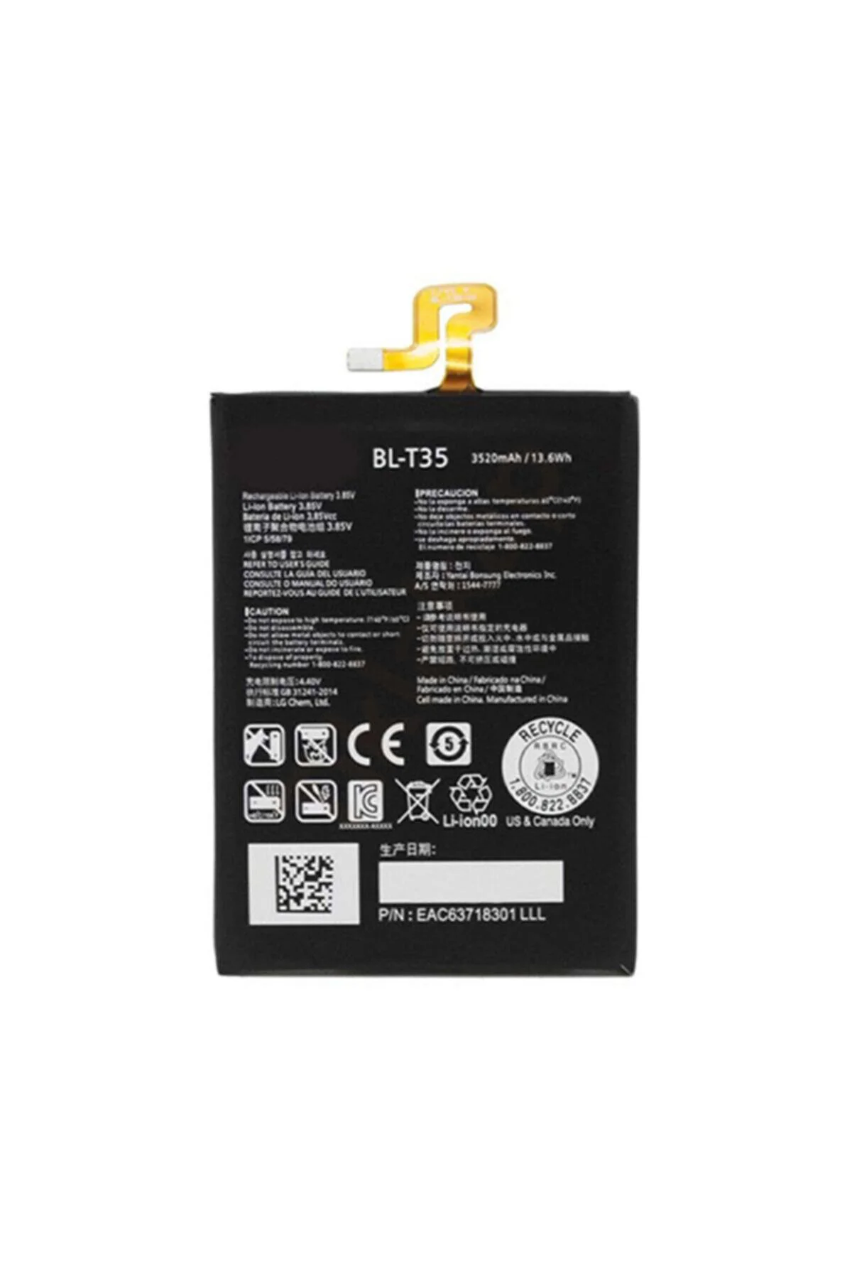 LG Pixel 2 Batarya BL-T35