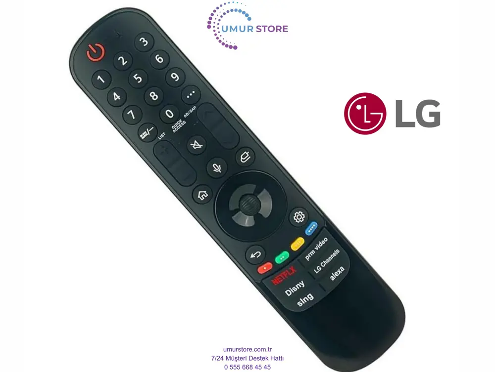 LG Uyumlu AKB76045003 Webos Smart Televizyon Kumandası-Mikrofonlu LG Uyumlu AKB76045003 Webos Smart Televizyon Kumandası-Mikrofonlu