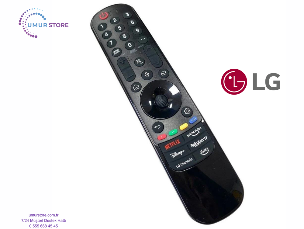LG Uyumlu OLED83G45LW Webos Televizyon Kumandası-Mikrofon ve Air LG Uyumlu OLED83G45LW Webos Televizyon Kumandası-Mikrofon ve Air