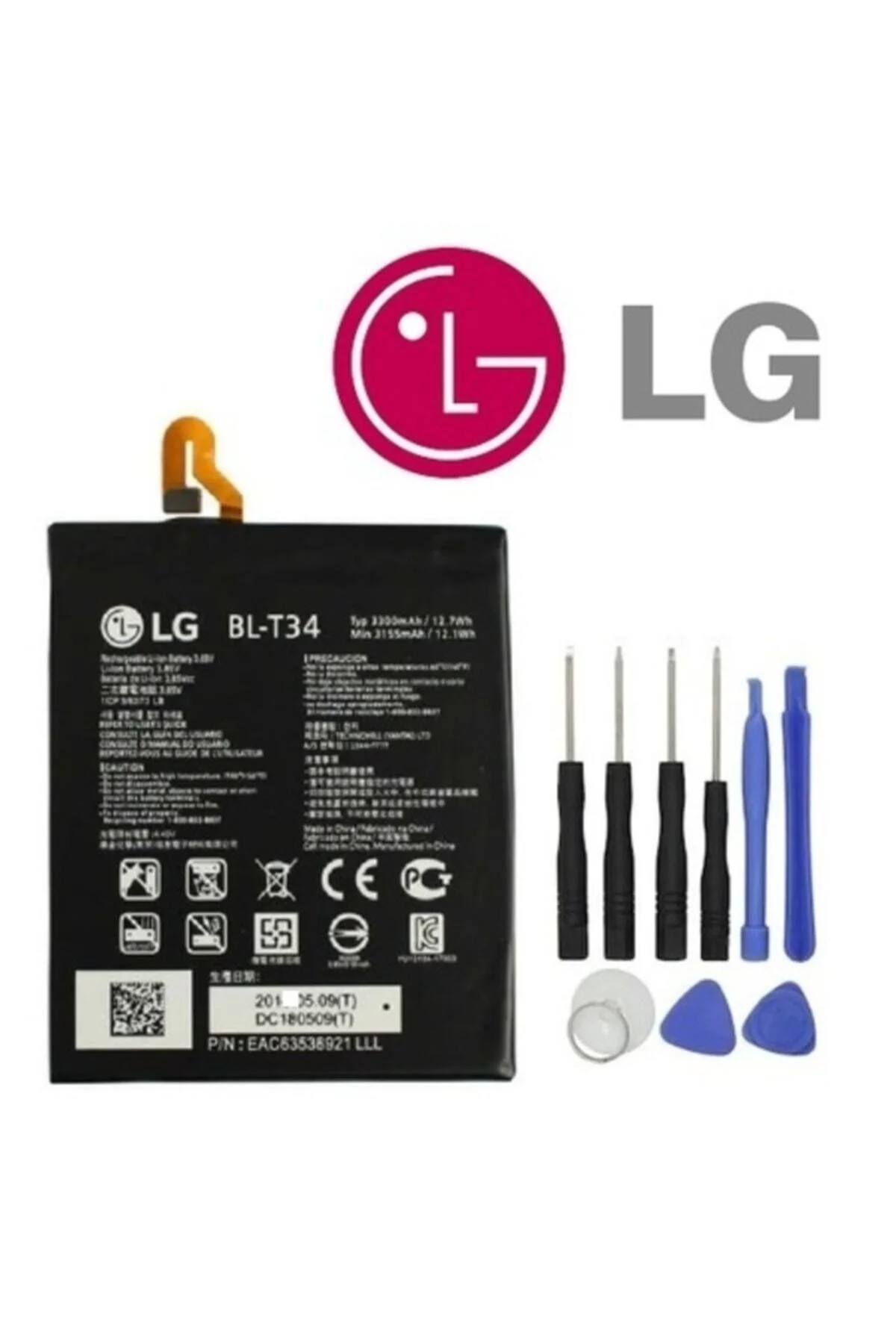 Lg V30 Plus Pil Batarya BL-T34 Batarya Pil ve Tamir Seti