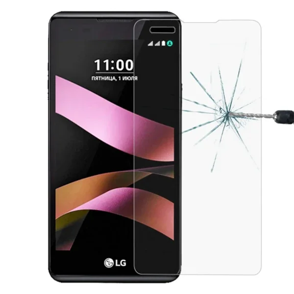 LG X Style K200 Tempered Kırılmaz Cam Ekran Koruyucu - 0.25mm Magic Glass & 8-9H Sertlik