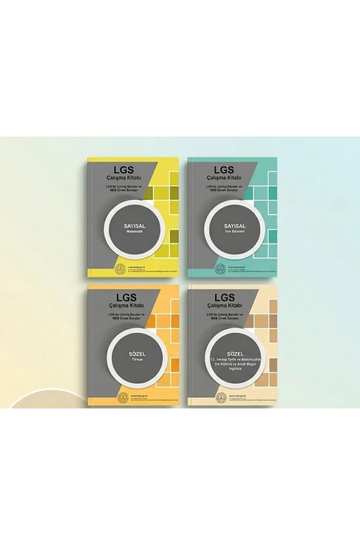 LGS 2026 Çalışma Kitabı LGS de Çıkmış Sorular ve MEB Örnek Sorular 4 lü Set