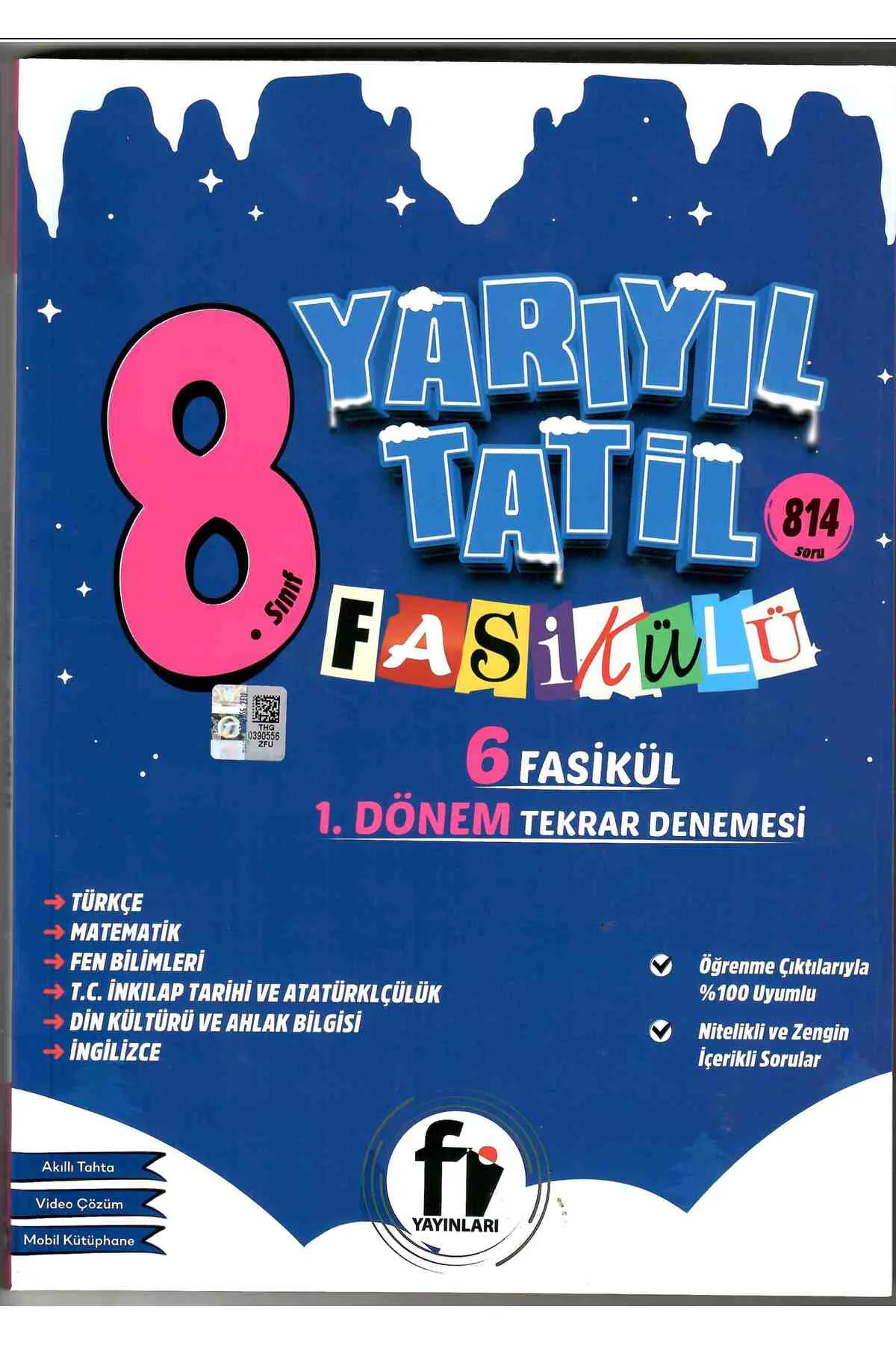 LGS 8. Sınıf Yarıyıl Tatil Fasikülü 6 Fasikül 1. Dönem Tekrar Denemesi
