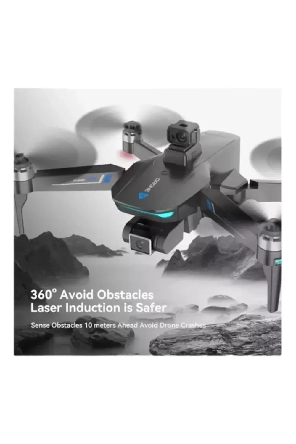 LH-X75PRO Kumandalı Drone 5G WİFİ 4K HD Kamera 6 Eksenli Lazer Se