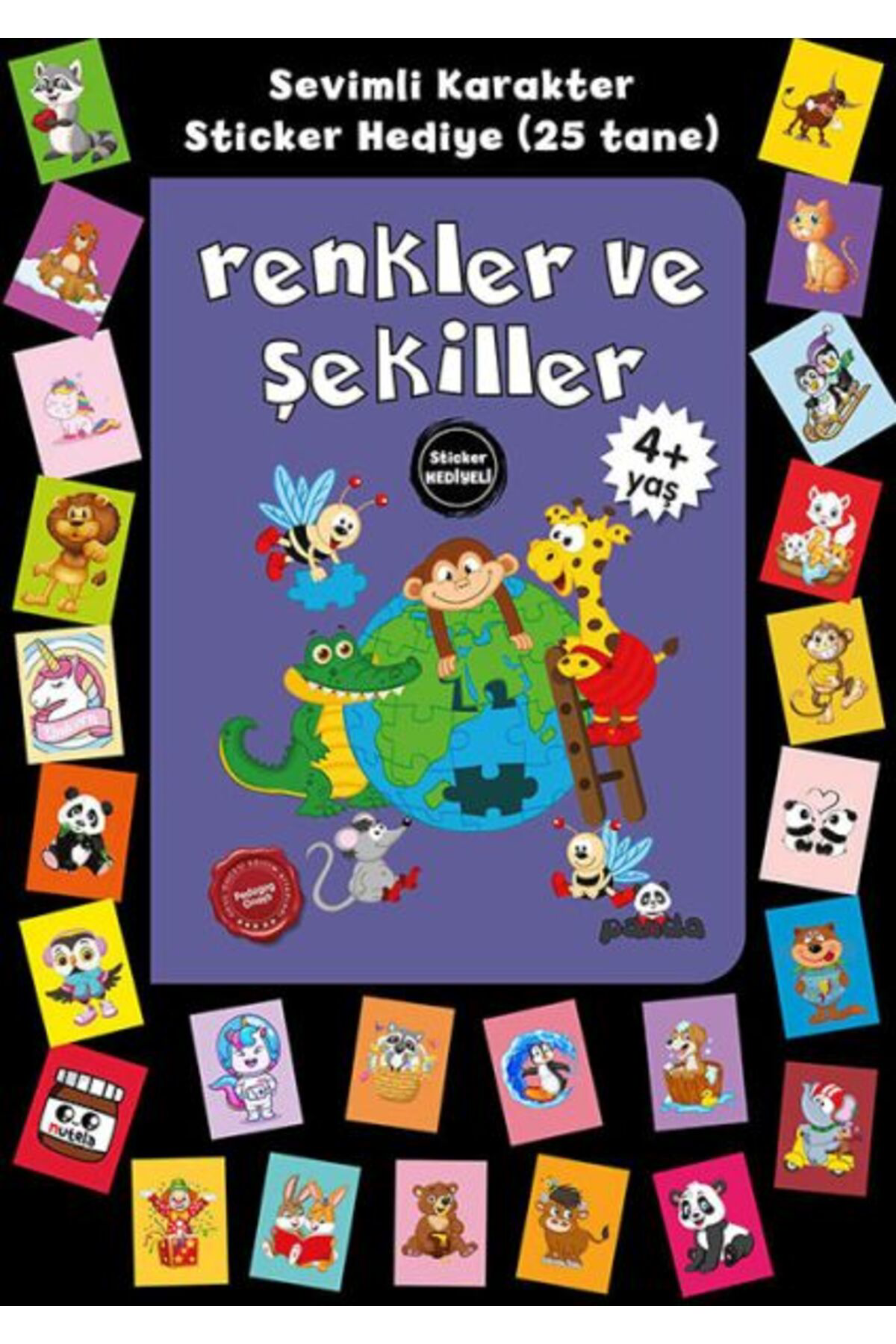 Beyaz Panda Yayınları Lı 4 Yaş Renkler Ve Şekiller