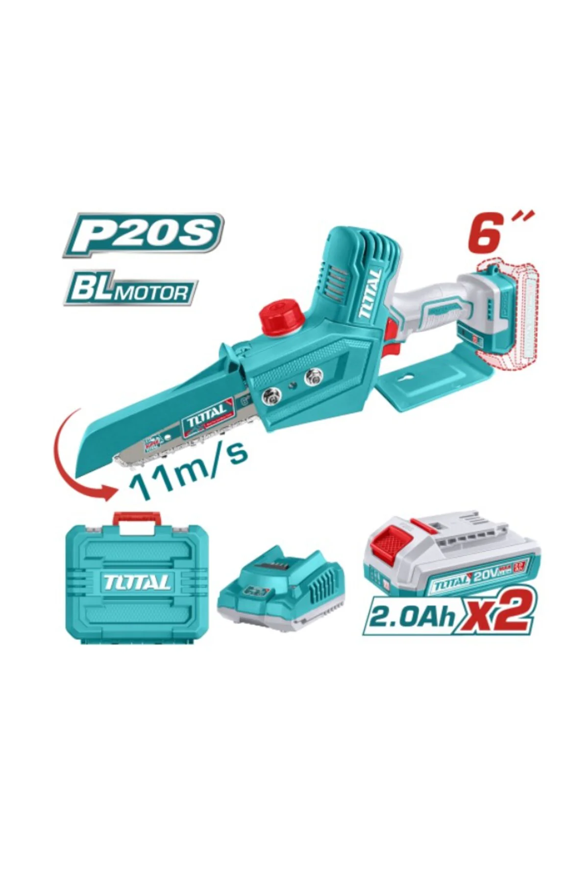 Li-ion Akülü Mini Testere 6'' TGSLI20686