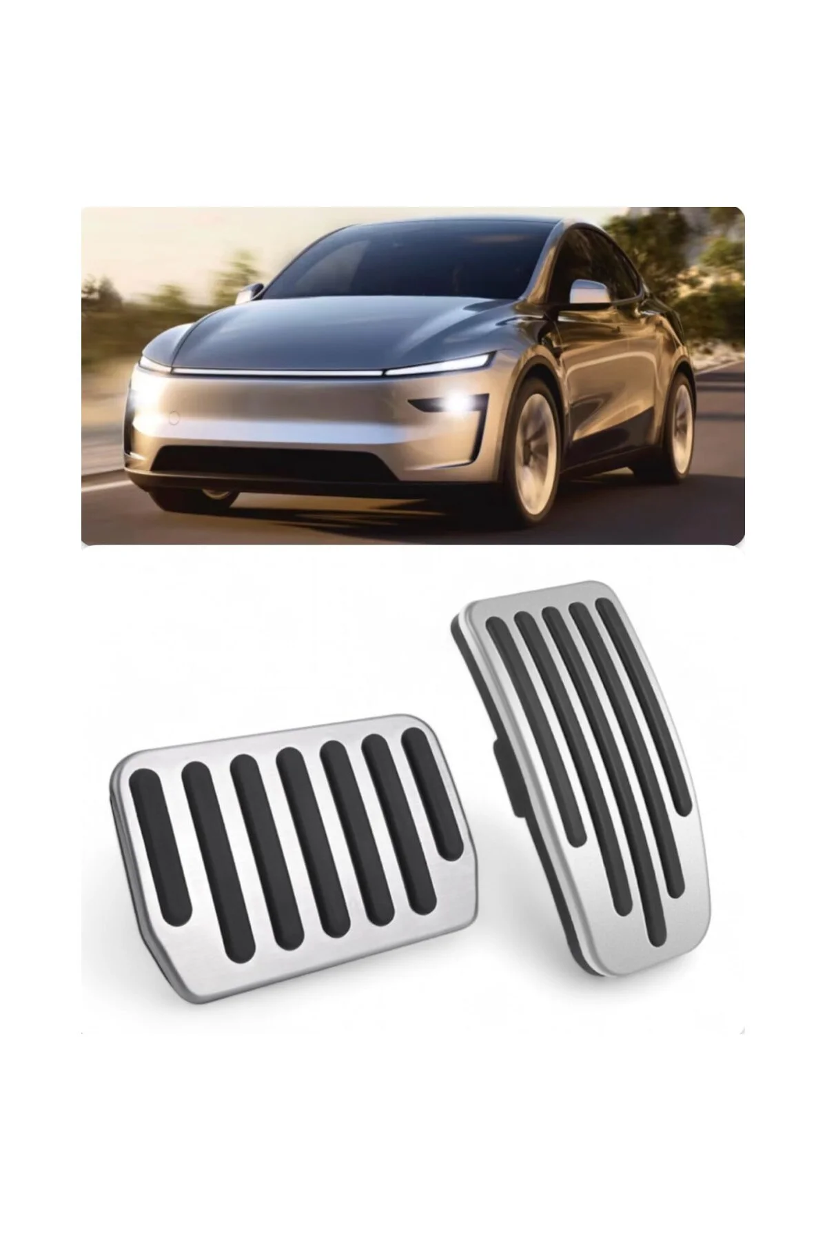 Li Parts Tesla Yeni Model Y Juniper ve Standart Uyumlu Pedal Seti