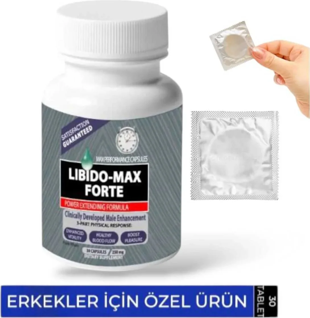 Libdo Max Forte Erkek Takviyesi 30 Kapsül + Hediye Prezervatif | Enerji & Performans Fiyatı, Yorumları ve Özellikleri