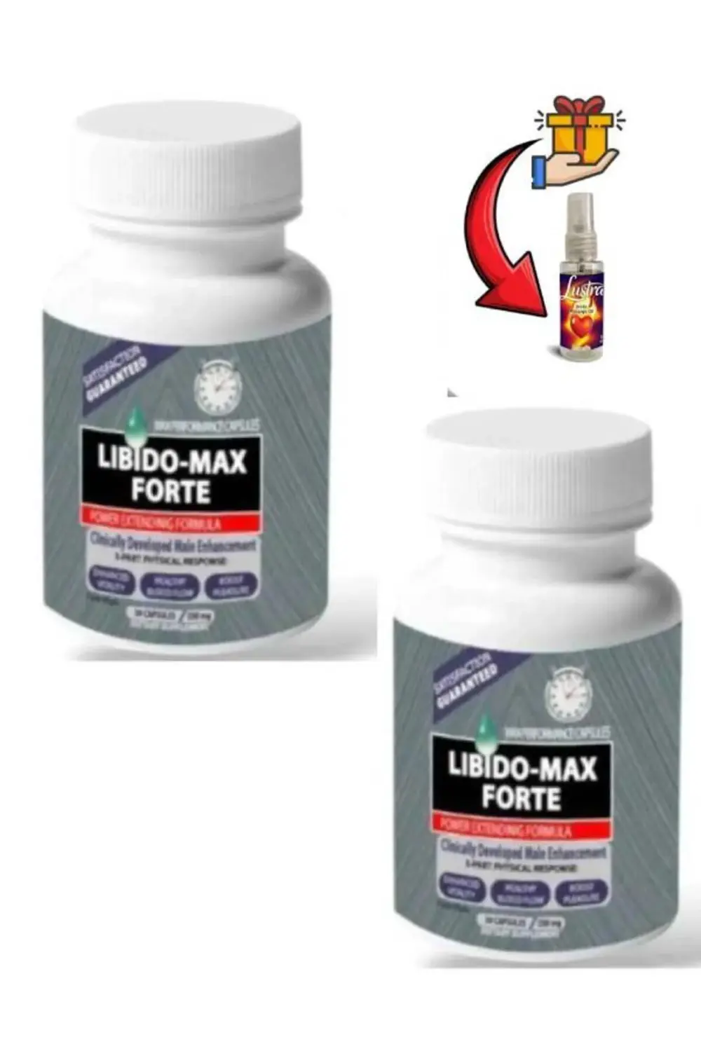 Libido Max Forte Erkeklere Özel Bölge Destekleyici 30'lu x 2 adet