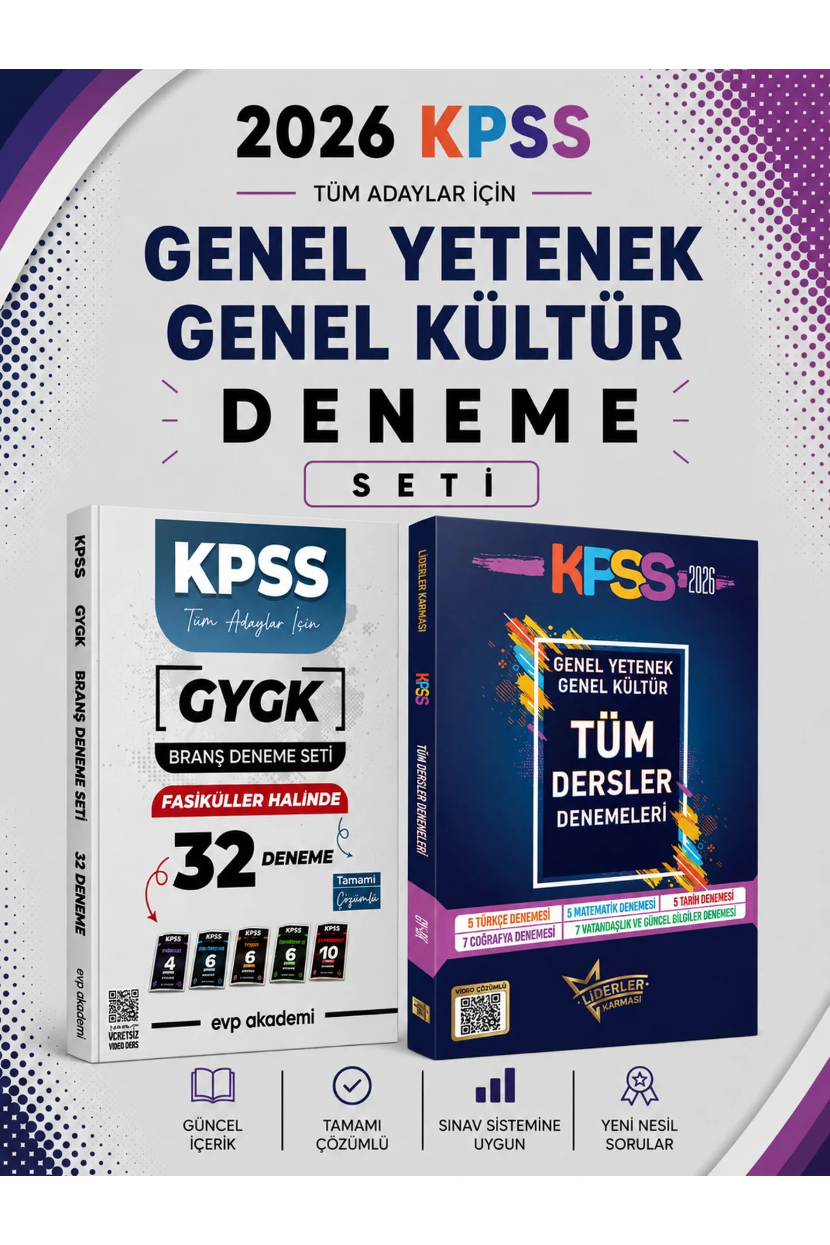 Liderler Karması 2026 KPSS GKGY 29 Deneme & KPSS Tüm Dersler 32 Deneme Seti