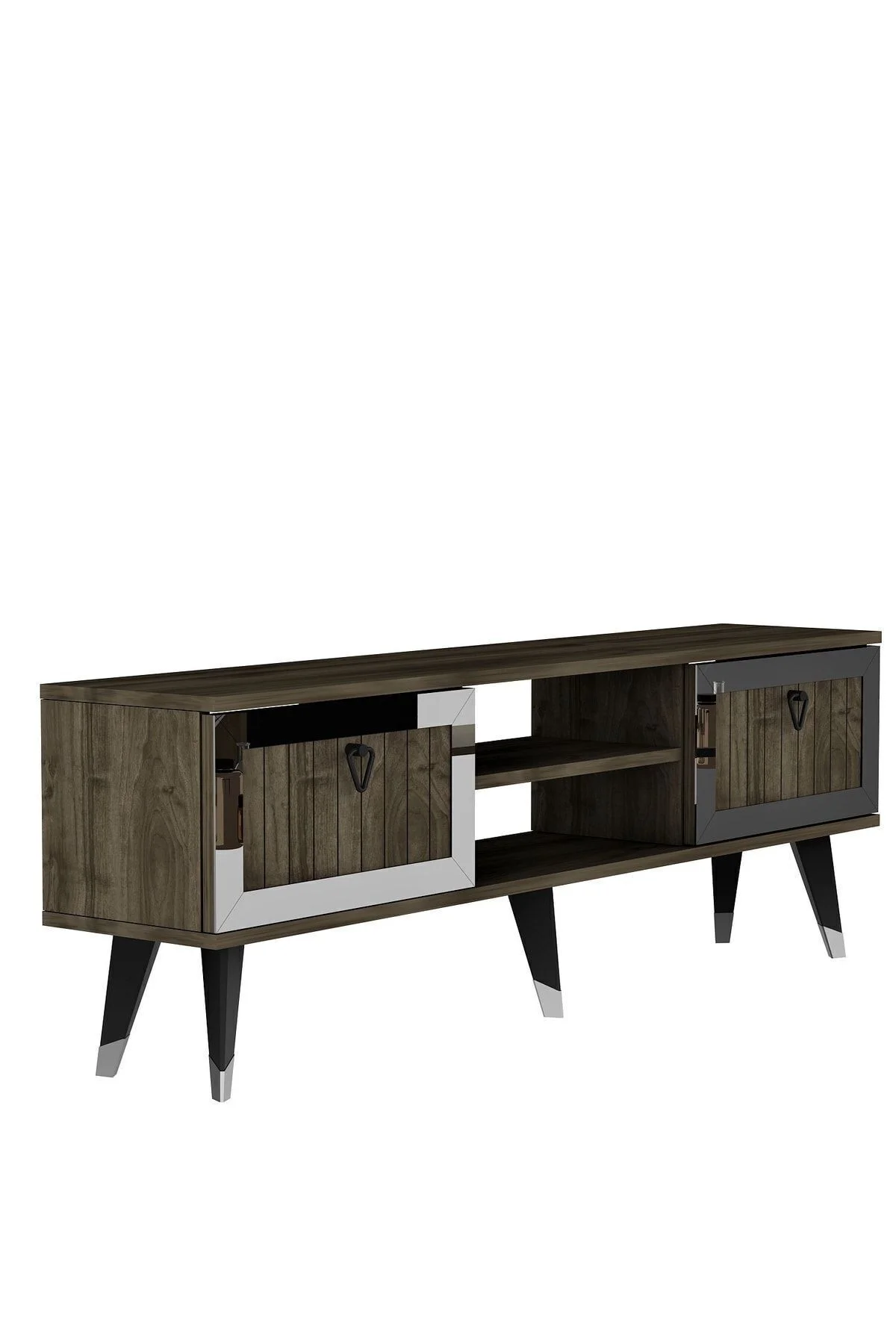 Lidya Tv Stand Ceviz-gümüş
