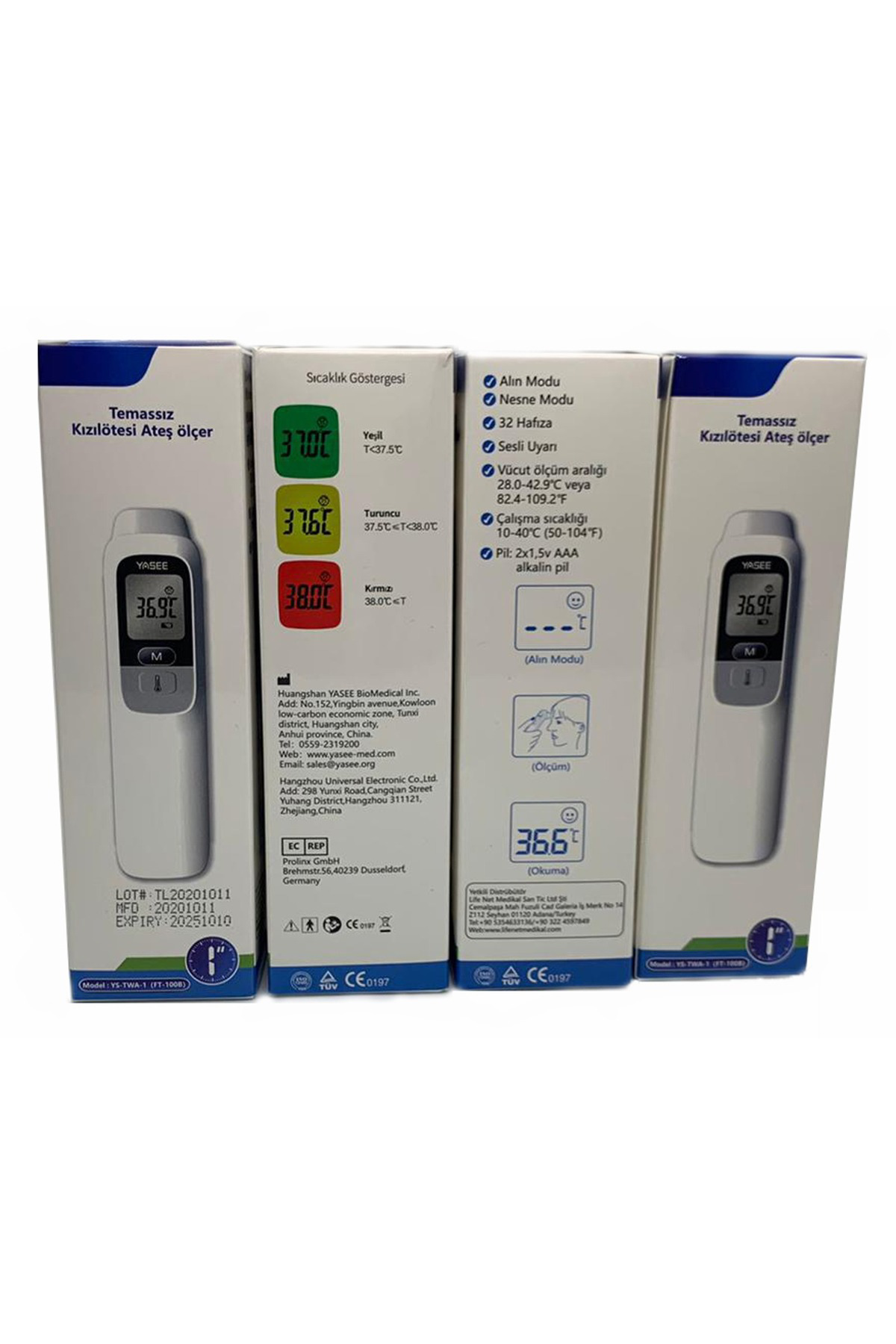 Life Net Medikal Uzaktan Temassız Ateş Ölçer Ft-100b