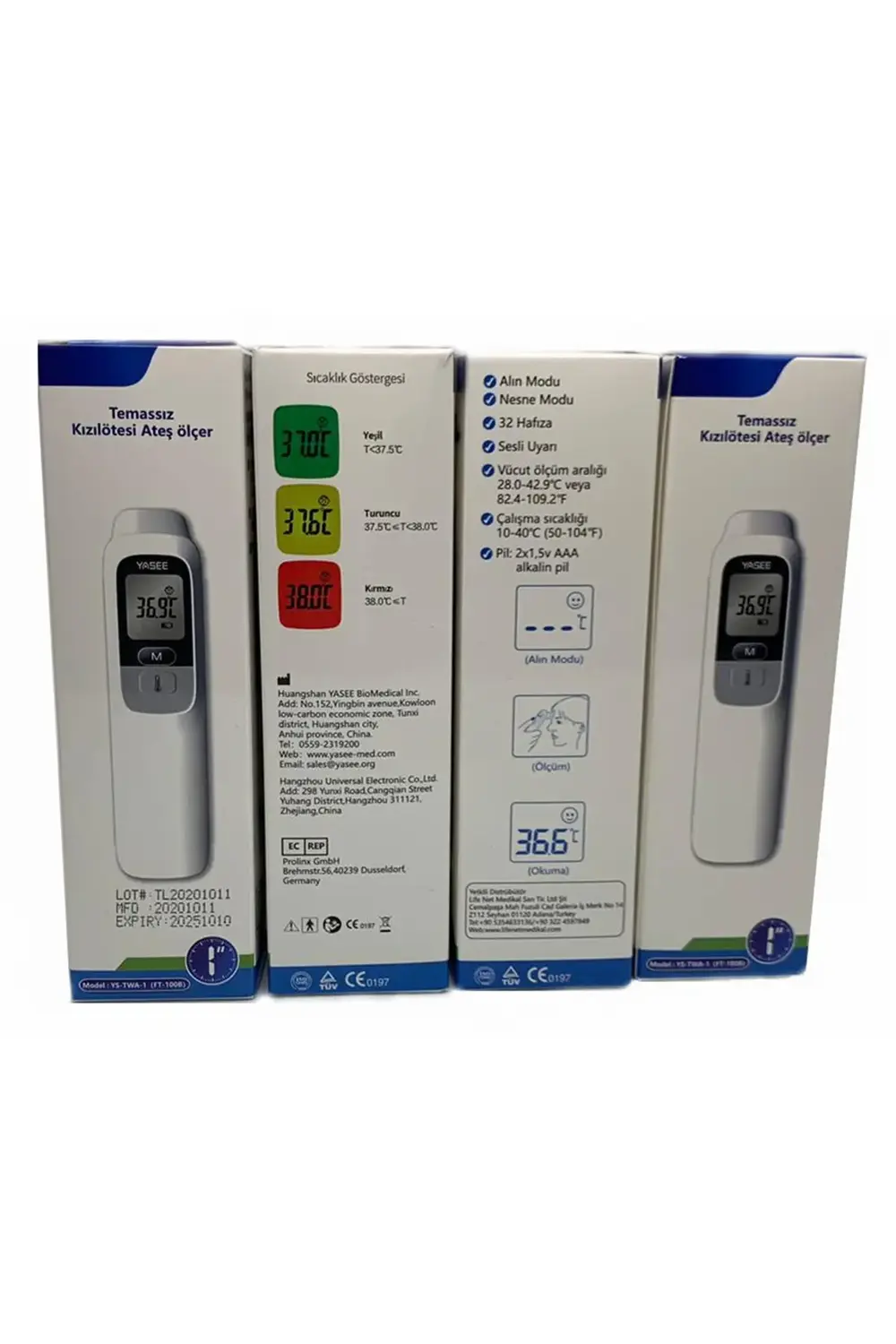 Life Net Medikal Uzaktan Temassız Ateş Ölçer Ft-100b