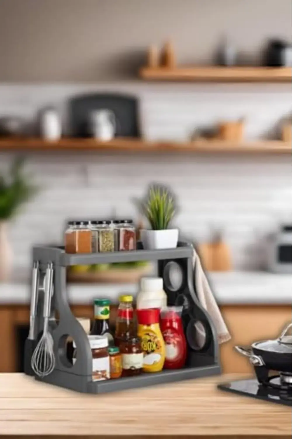 Life Tezgah Üstü Organizer Düzenleyici Gri Renk MIT1066 1178227