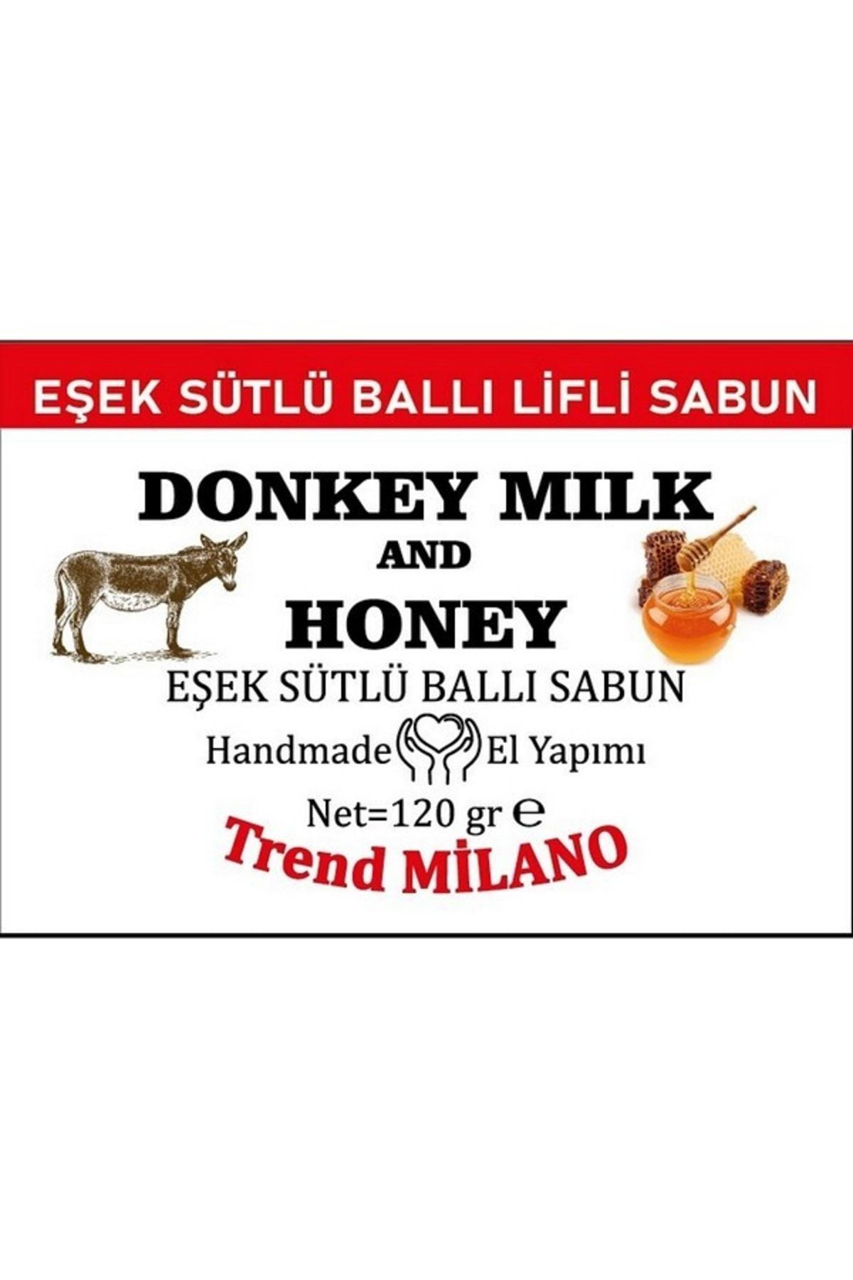 Lifli Ballı Eşşek Sütlü El Yapımı Sabun 120 gr 1 Adet