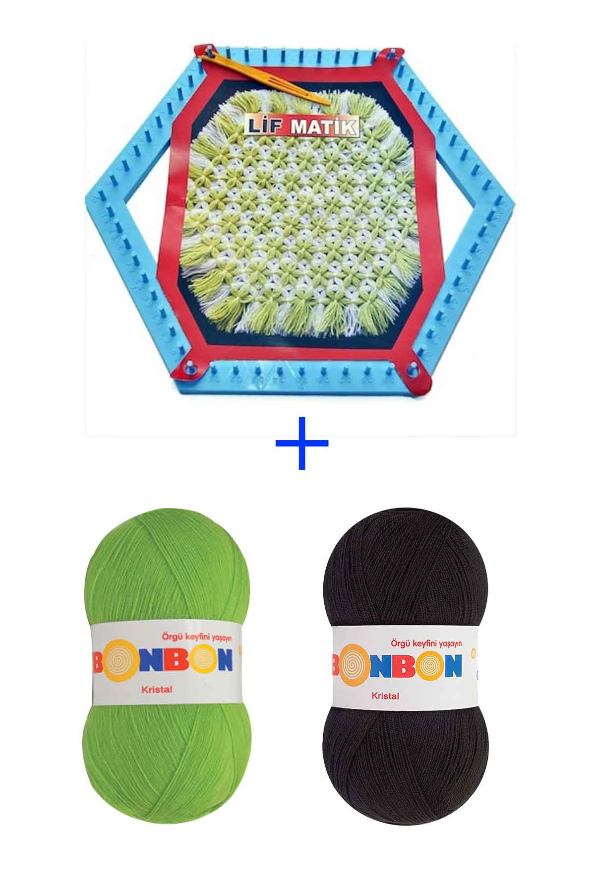 Just Cheap Store Lifmatik Lif Örme Seti Dokuma Tezgahı Ve Lif İpi S2