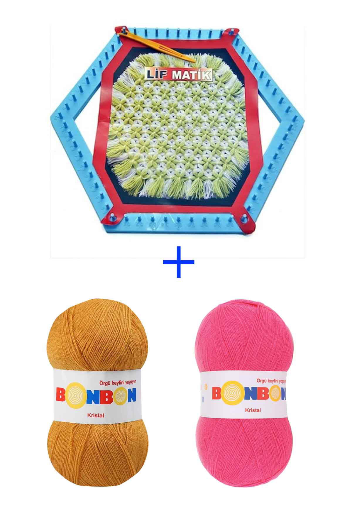 Just Cheap Store Lifmatik Lif Örme Seti Dokuma Tezgahı Ve Lif İpi S7