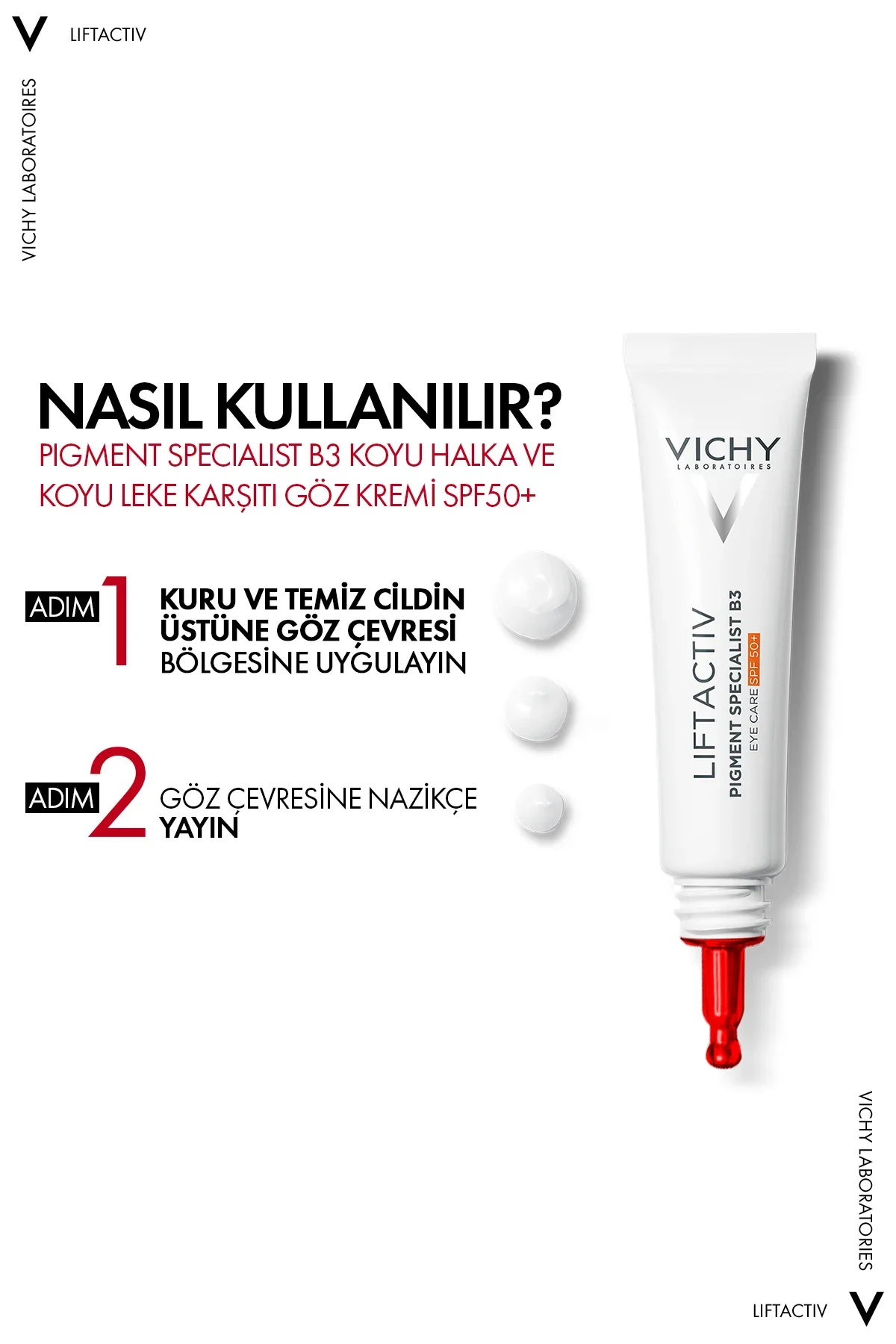 Liftactiv Pigment Specialist B3 Eye Care SPF50+ 15 ml - Görsel 5