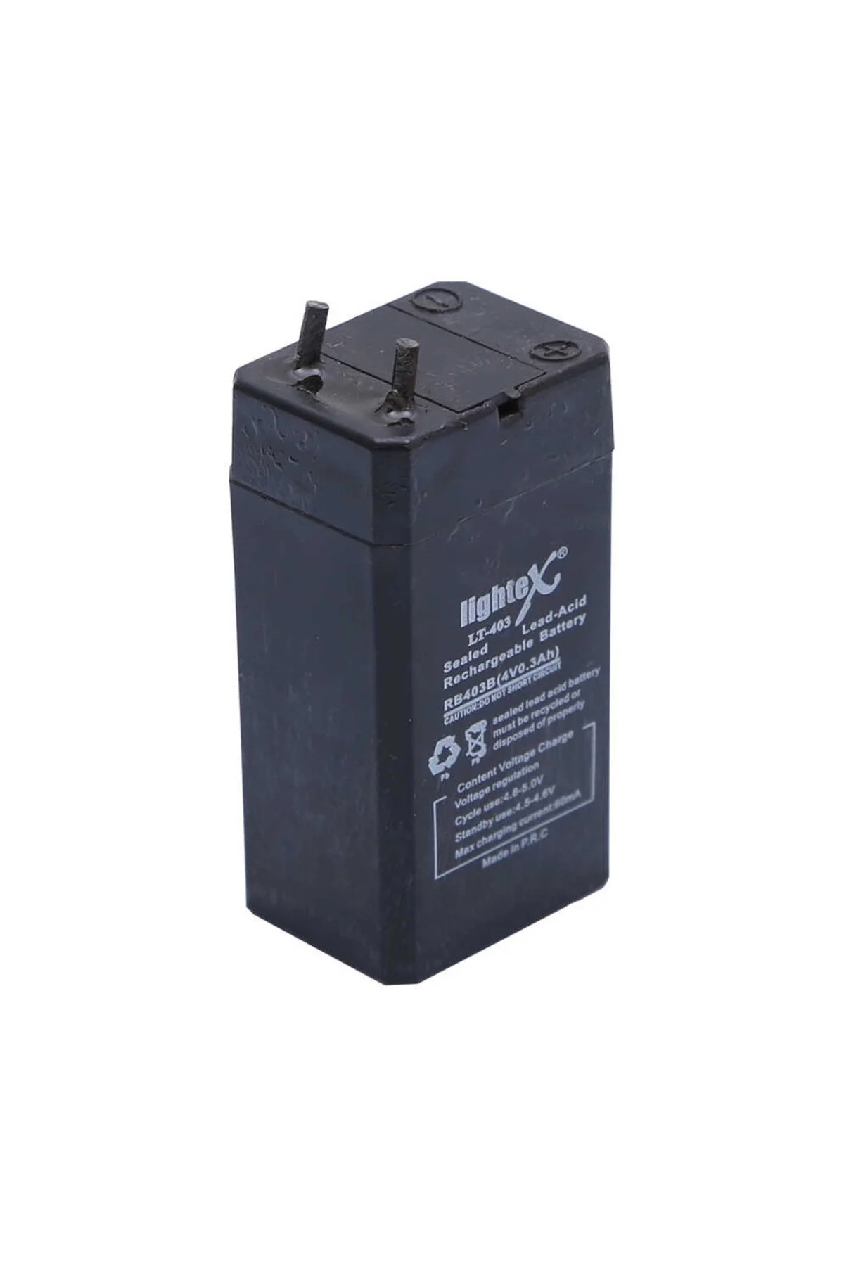 Lightex Lt-403 4V 0.3Ah Işıldak Fener Aküsü Lightex Lt-403 4V 0.3Ah Işıldak Fener Aküsü - Görsel 2