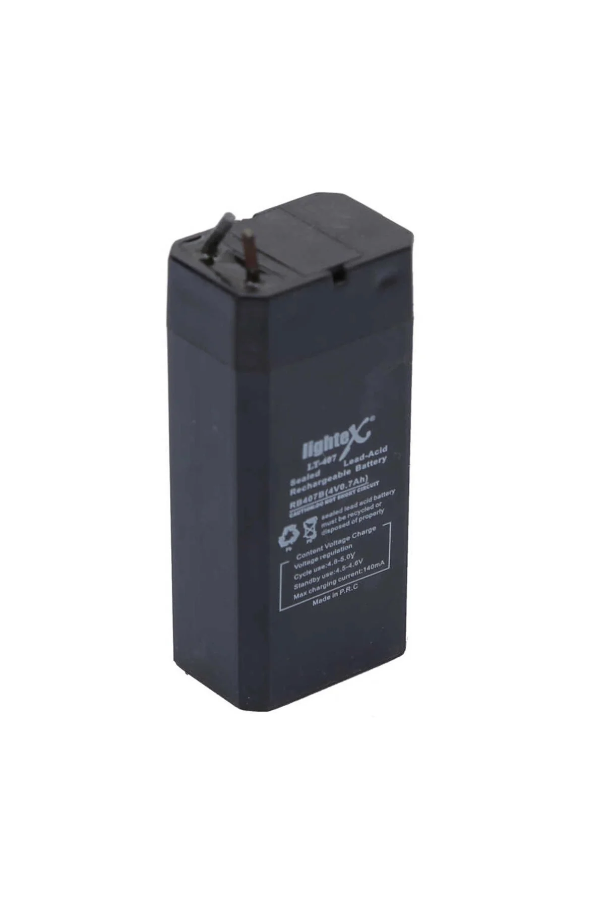 Lightex Lt-407 4V 0.7Ah Işıldak Fener Aküsü - Görsel 2