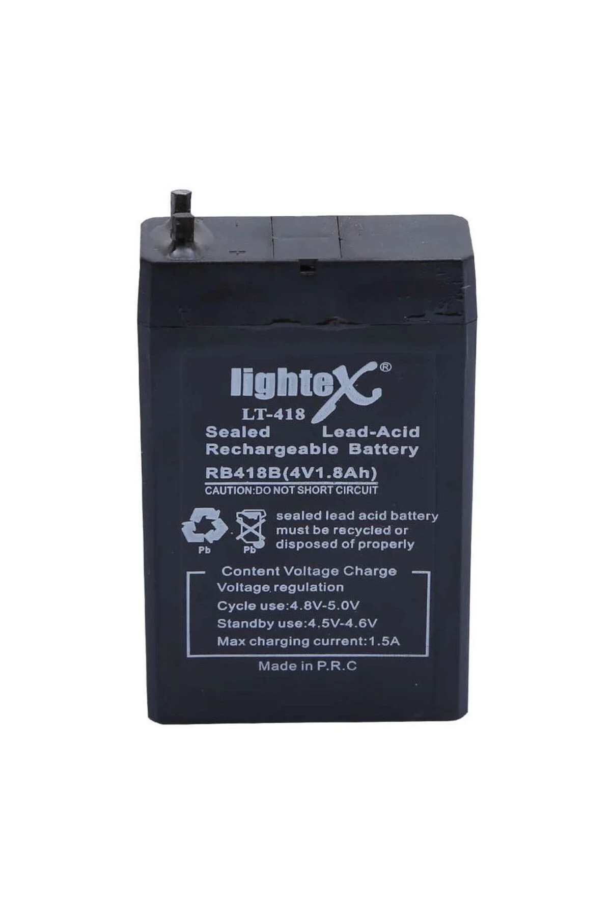 Lightex Lt-418 4v 1.8ah Işıldak Fener Aküsü