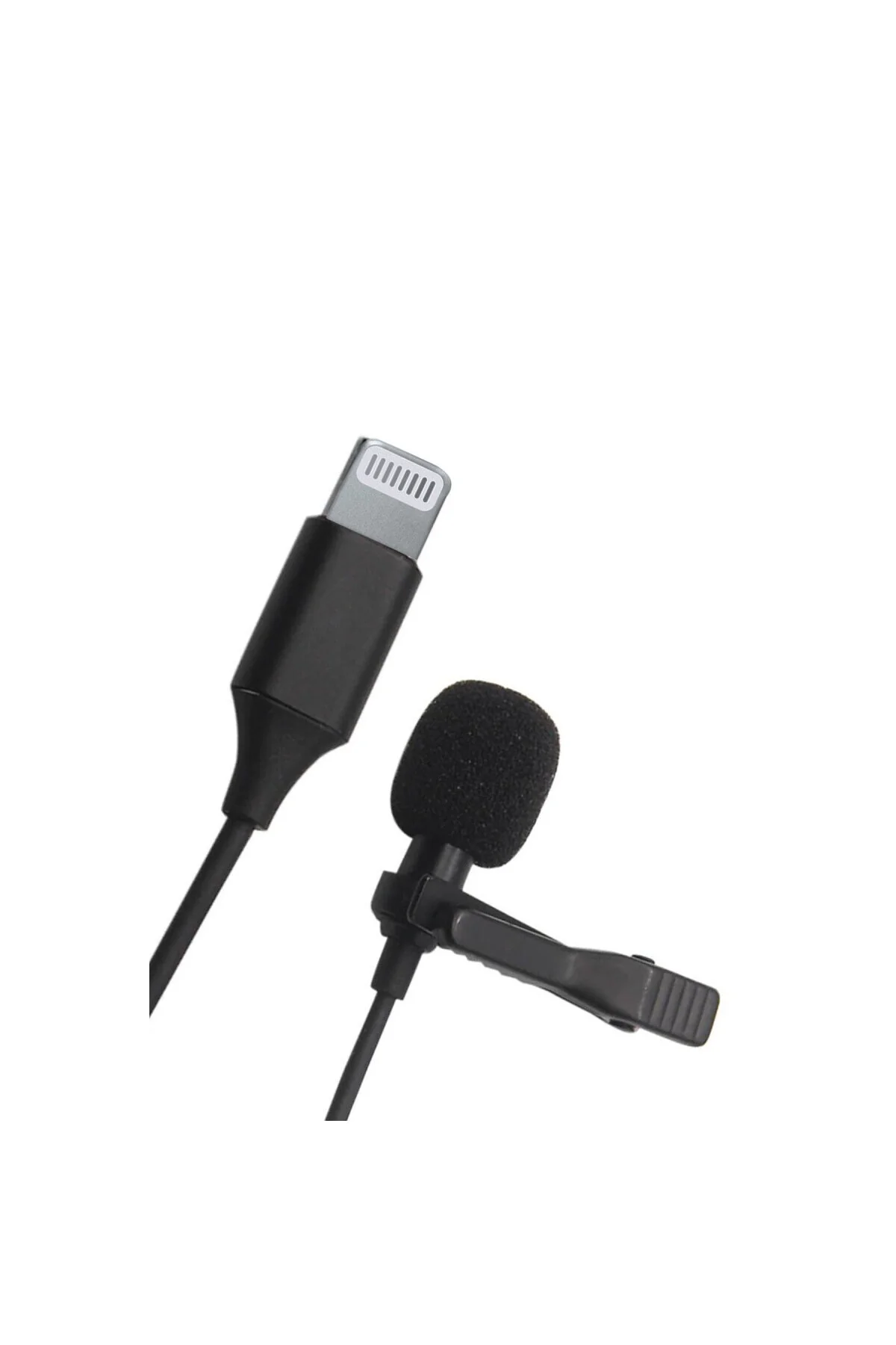 Lightning 2 Metre Double Mikrofon - Siyah