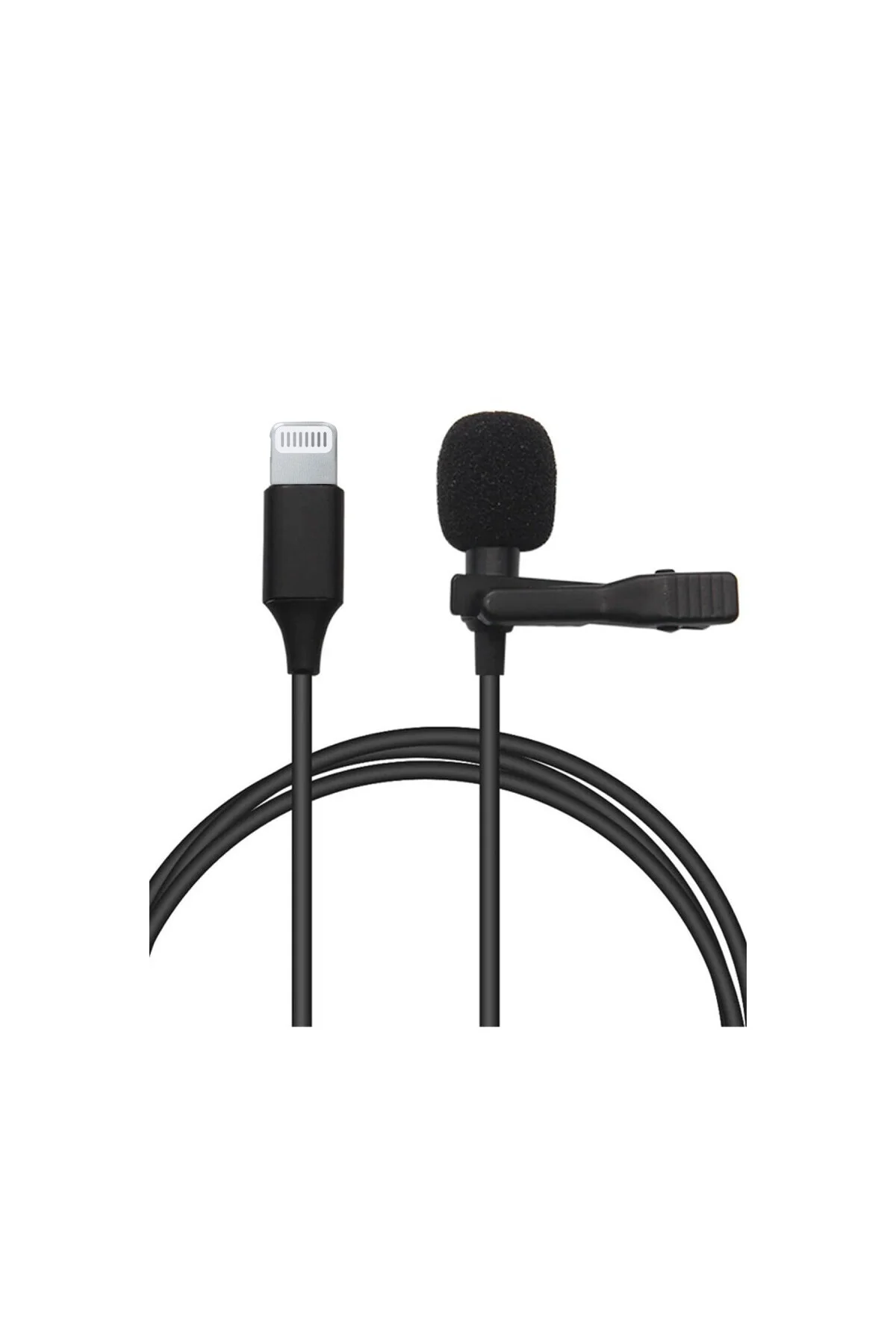 Lightning 2 Metre Double Mikrofon - Siyah