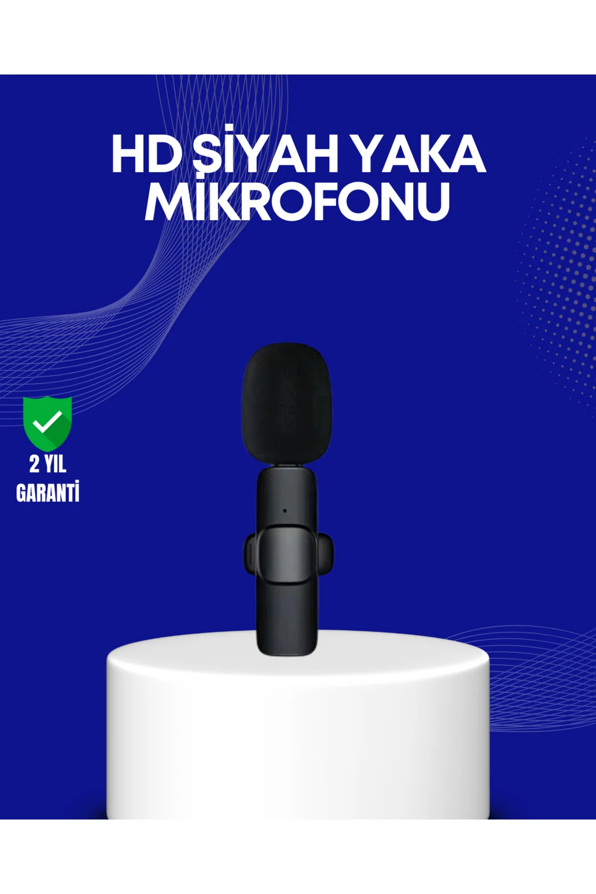 Lightning Girişli 2’li Kablosuz Yaka Mikrofonu Çift Kişilik Kayıt