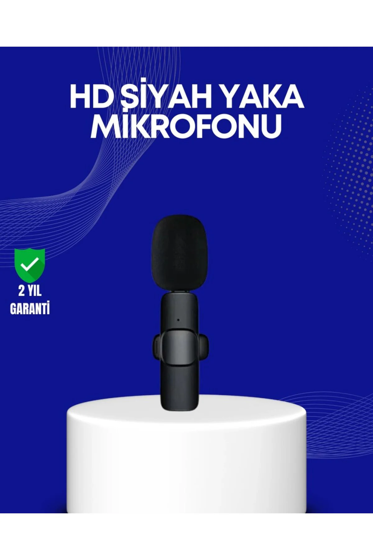 Lightning Girişli 2’li Kablosuz Yaka Mikrofonu Çift Kişilik Kayıt