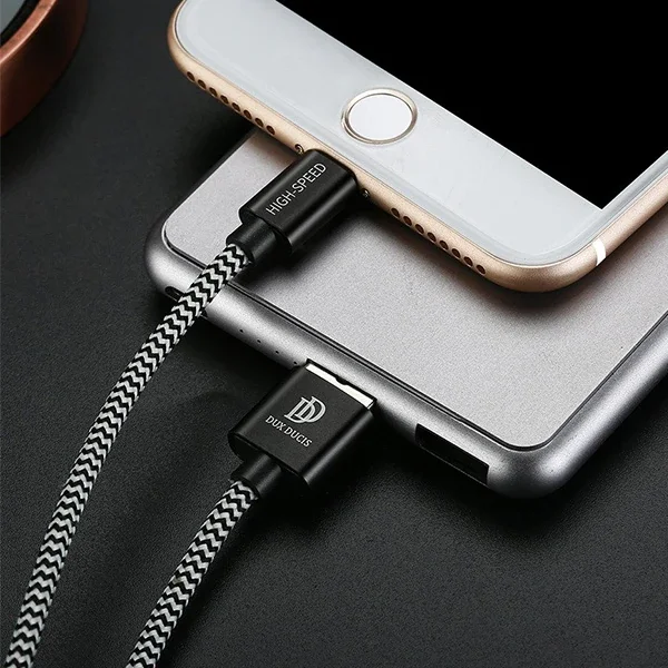 Lightning USB Şarj Kablosu 1 Metre - Hızlı Şarj & Dayanıklı Örgü Kılıf