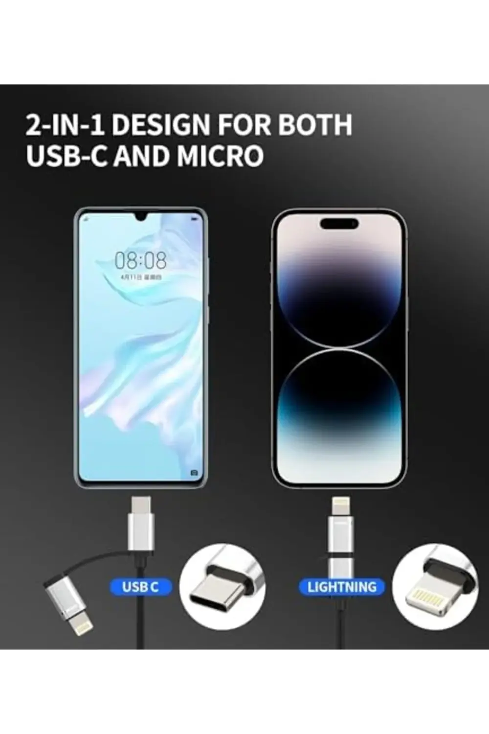 Lightning ve pd Type C USB OTG (PD Lightning TYPE C USB OTG HB-14