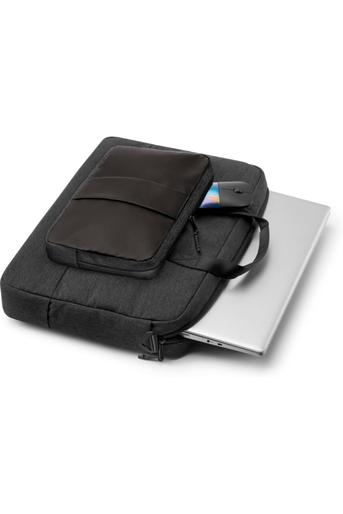 Hp Lightweight 15.6 İnç Üstten Beslemeli Notebok Çantası - Koyu Gri