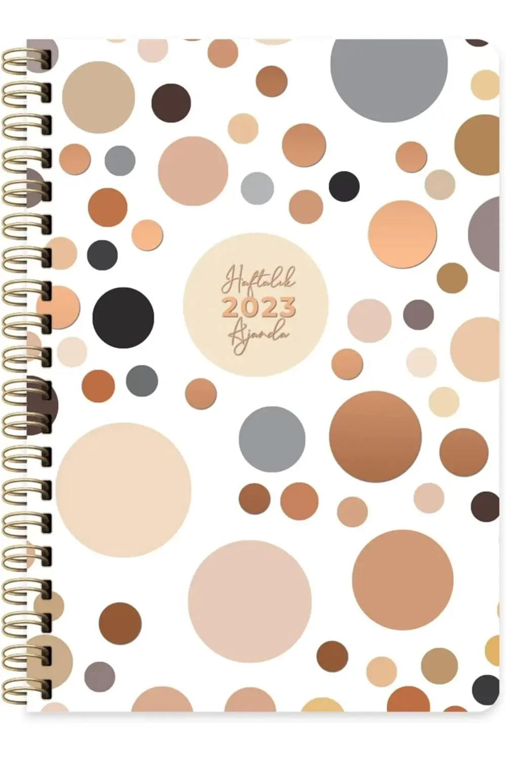 likesell 2023 A5 Sert Kapak Haftalık Ajanda, Kumsal shop 1154065
