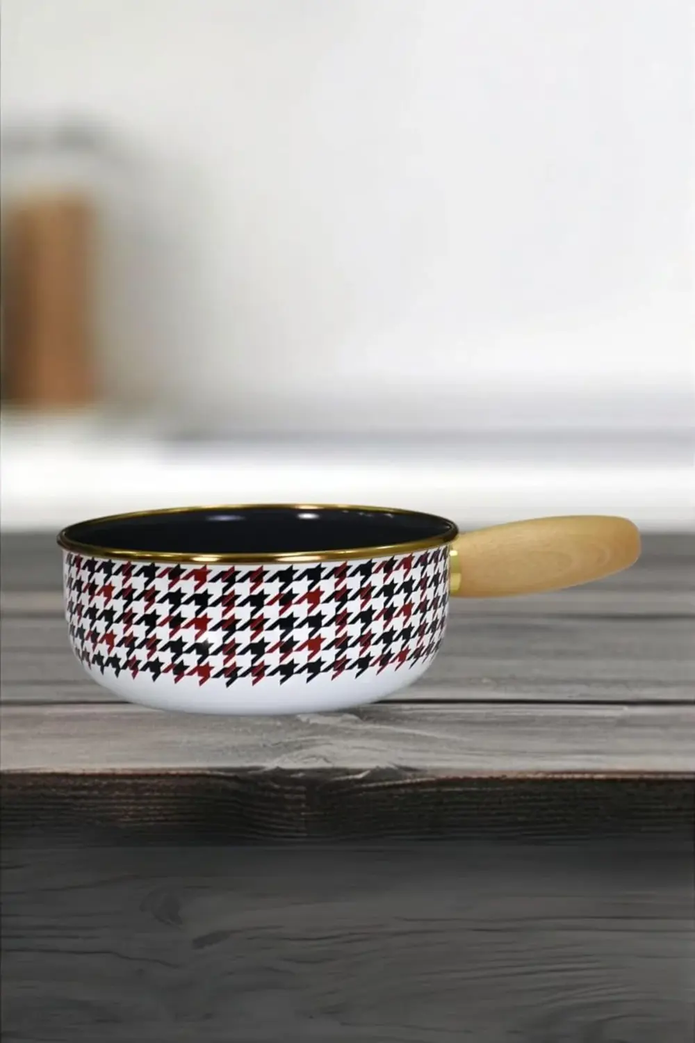 likesell Red Ahşap Kulplu Mini Tava shop 1154065