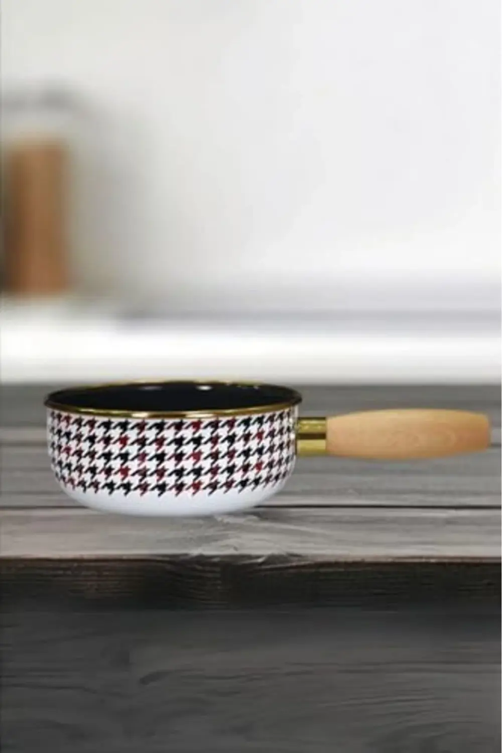 likesell Red Ahşap Kulplu Mini Tava shop 1154065