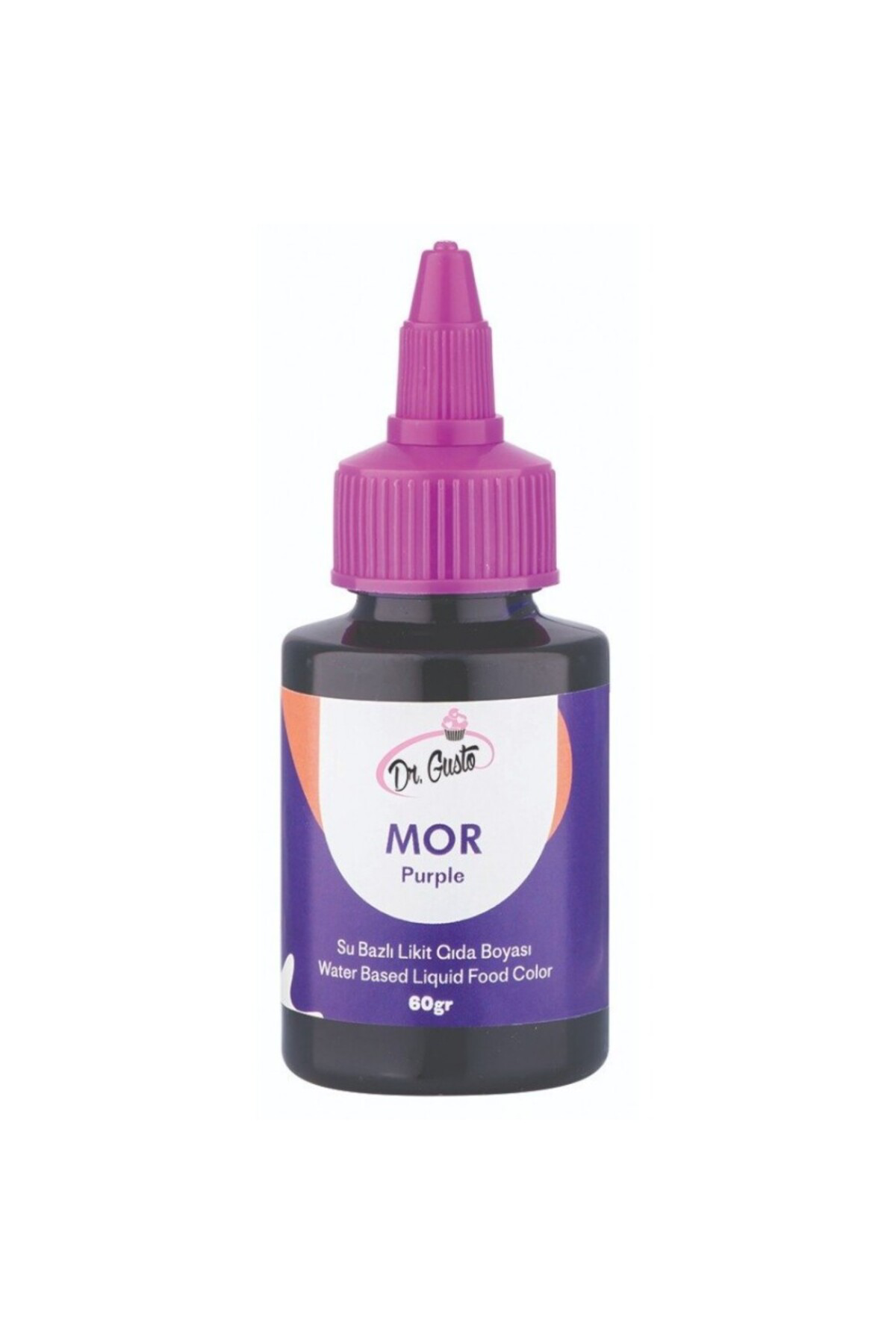 Likit Gıda Boyası Sıvı Bazlı Mor 60 Gr