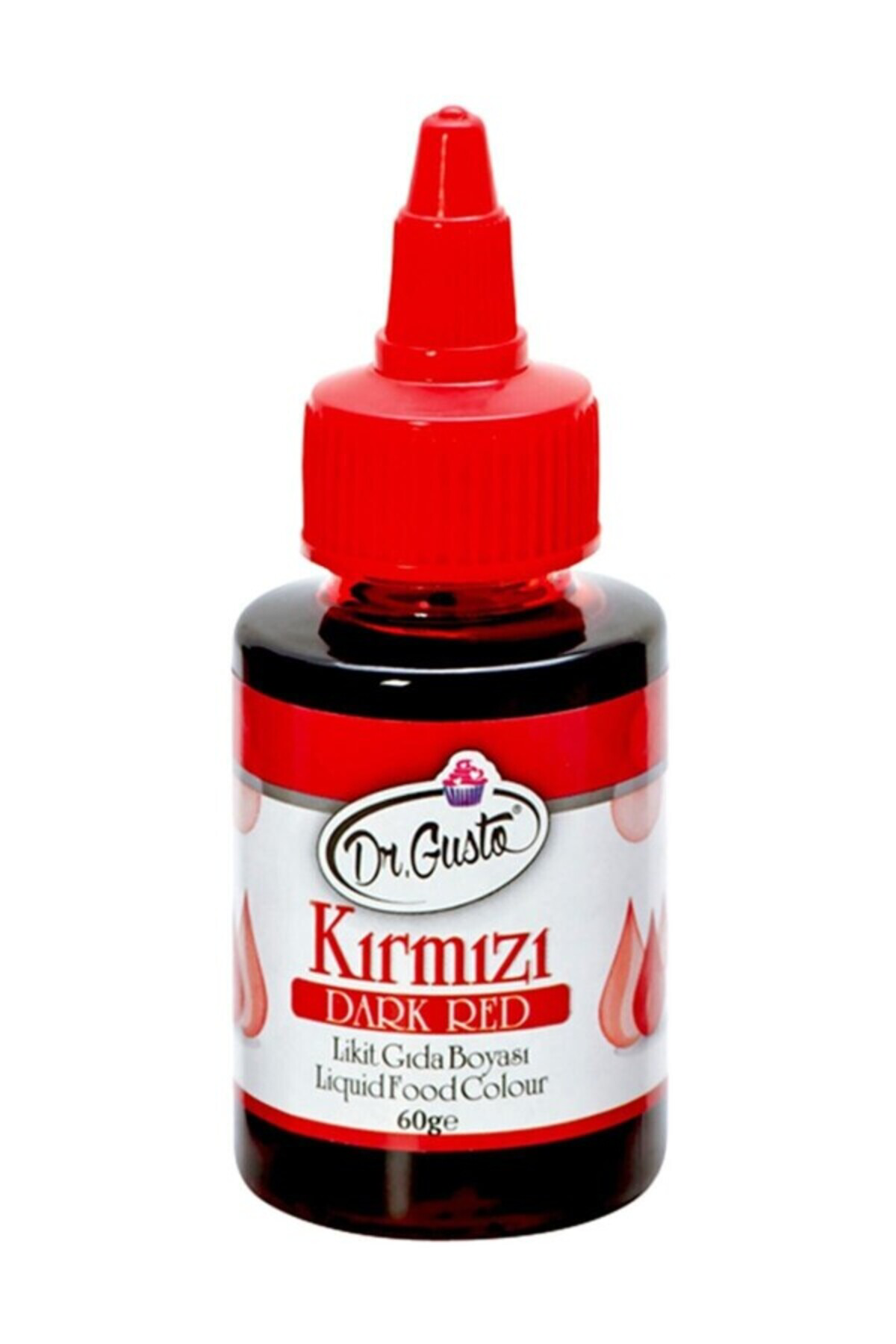 Likit Gıda Boyası Su Bazlı Kırmızı 60 GR