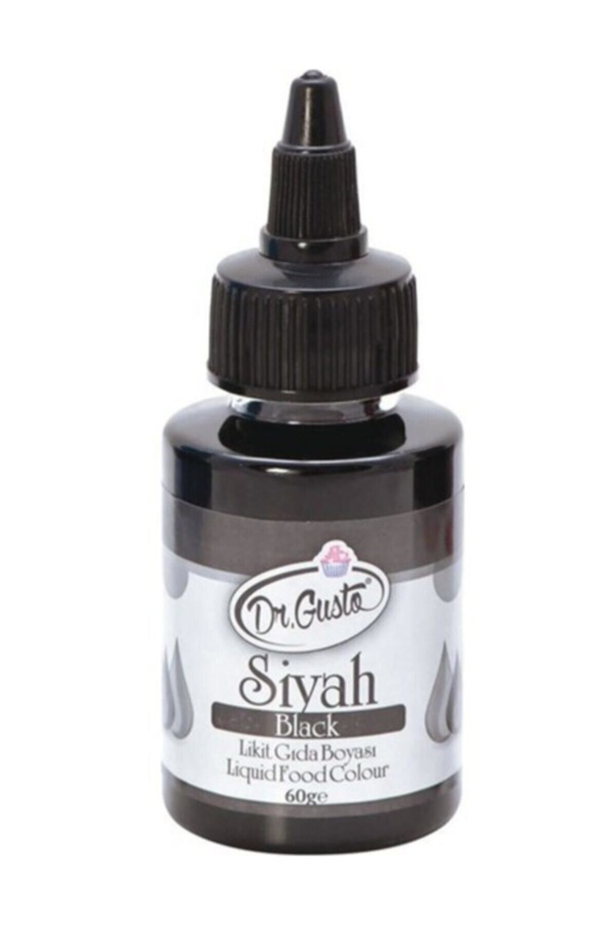 Likit Gıda Boyası Su Bazlı Siyah 60 Gr