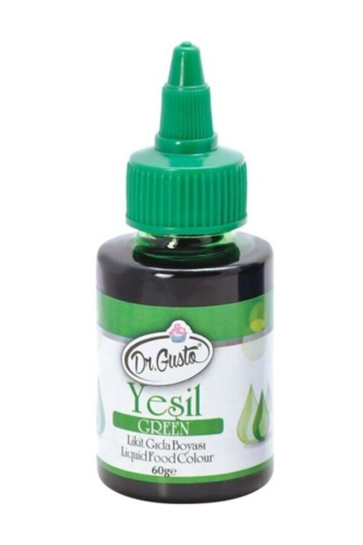 Likit Gıda Boyası Su Bazlı Yeşil 60 gr