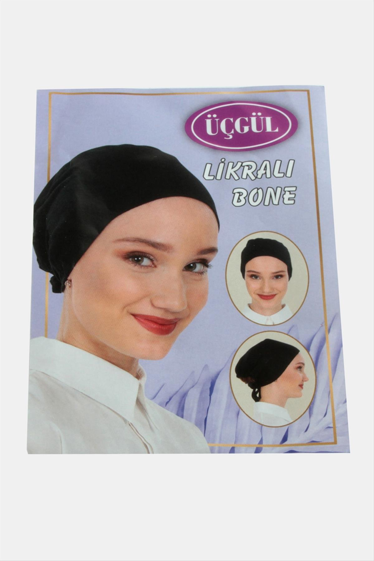 Likralı Bağlamalı Düz Bone