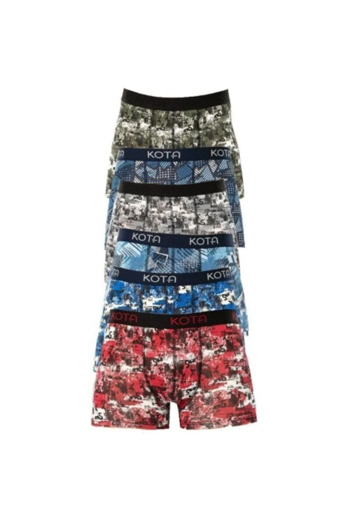 Likralı Desenli Erkek Boxer (4 LÜ KARIŞIK RENK) Fiyatı, Yorumları ve Özellikleri