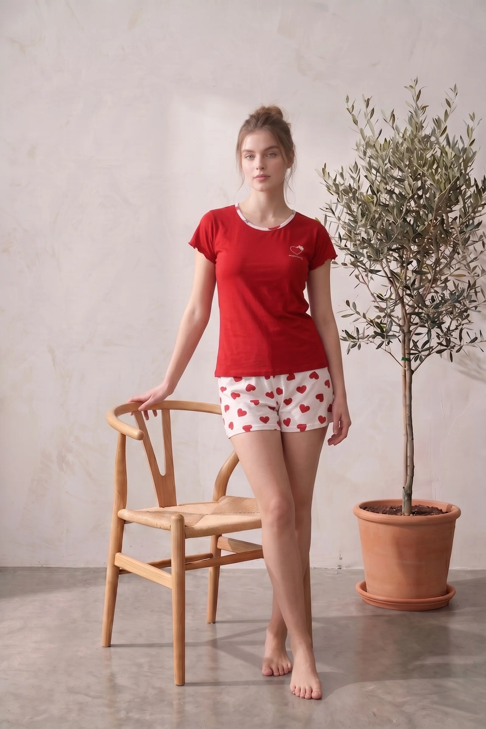 Likralı Desenli Kaşkorse Kısa Kollu Şortlu Takım, Bordo, XL/XXL Likralı Desenli Kaşkorse Kısa Kollu Şortlu Takım, Bordo, XL/XXL Fiyatı, Yorumları ve Özellikleri